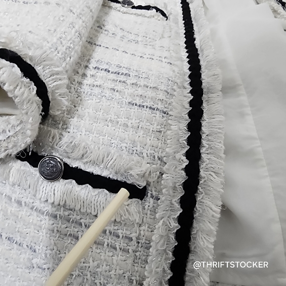 White House Black Market Tweed Blazer - Picture 10 of 11